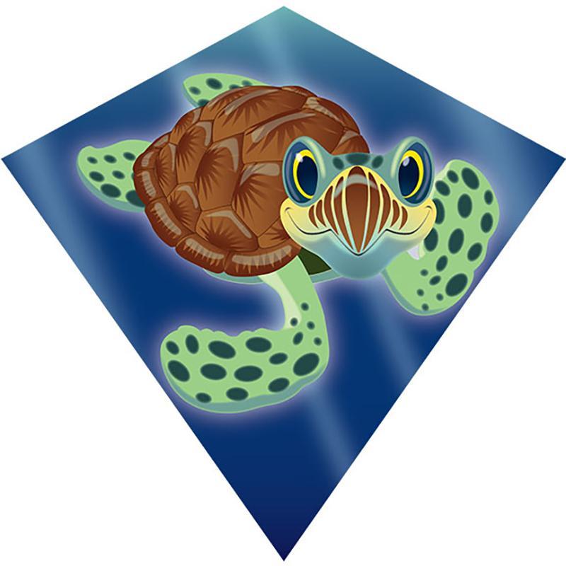 X Kites DLX Diamond SeaTurtle + WindNSun MiniDiamond SeaTurtle Nylon Kite Bundle Product Image