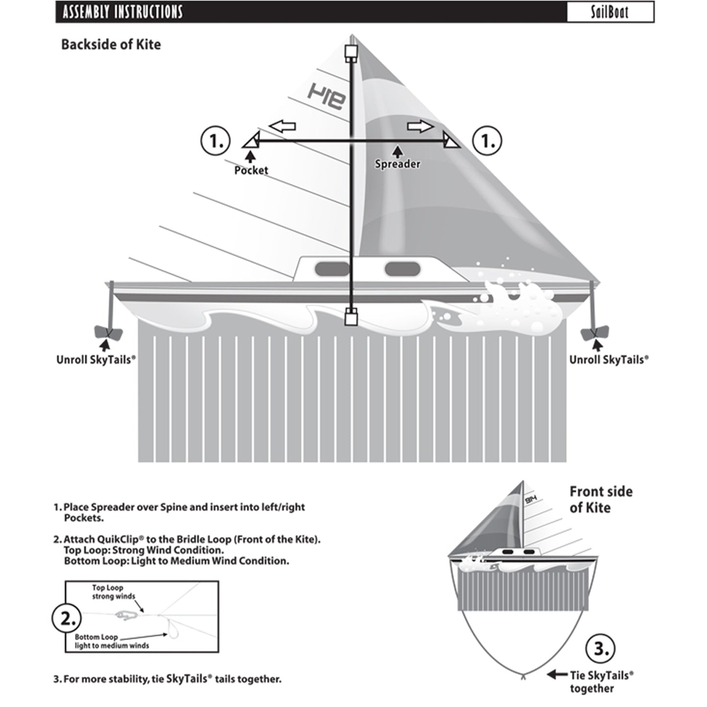 windnsun delta xt sailboat nylon kite assembly instructions