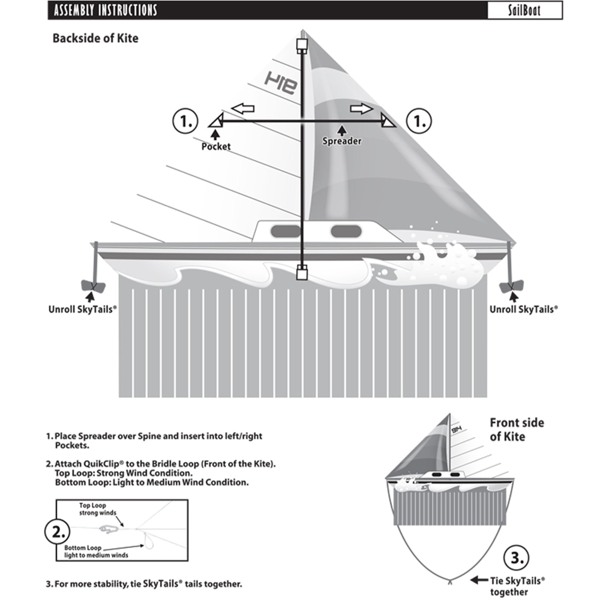 windnsun delta xt sailboat nylon kite assembly instructions