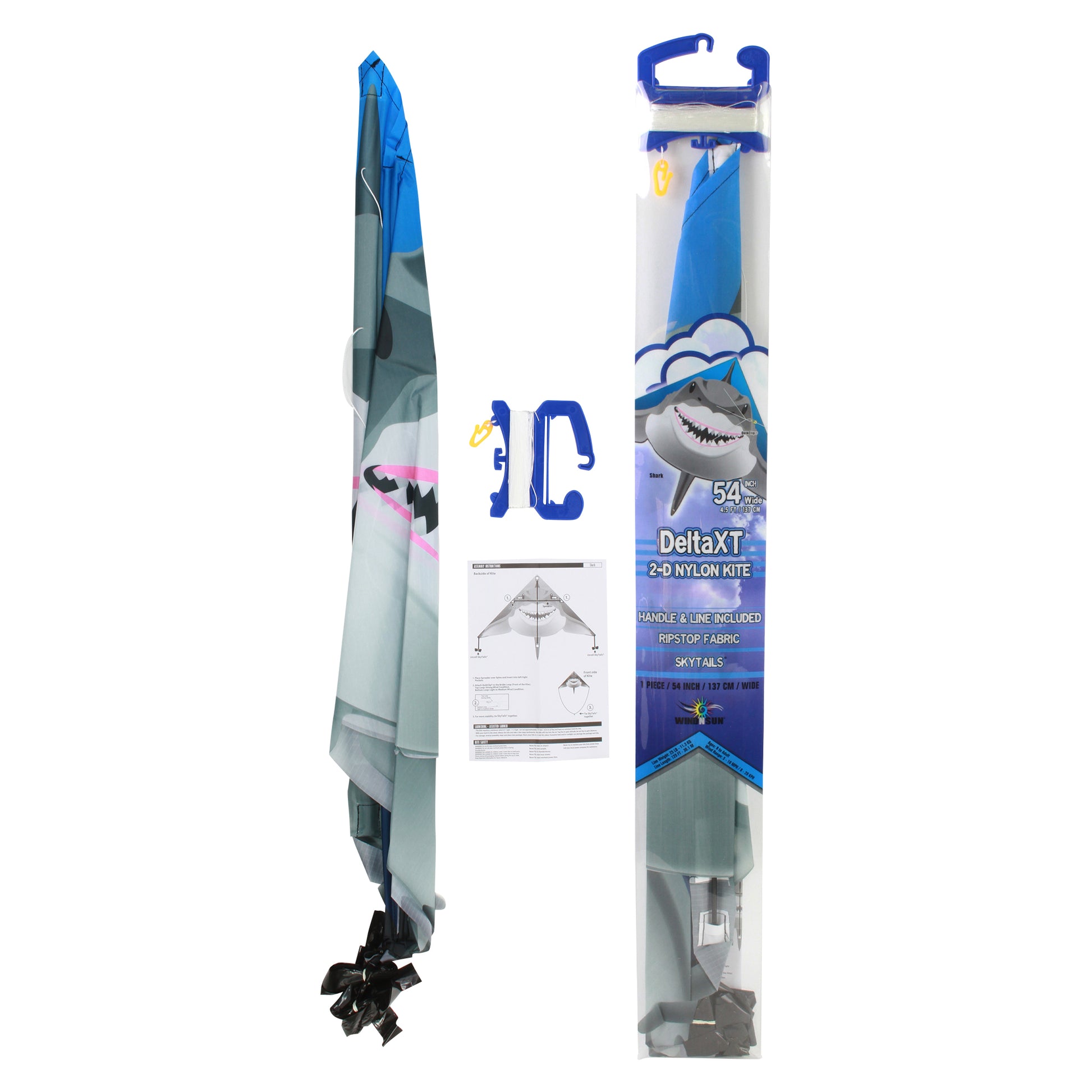 windnsun delta xt shark nylon kite package
