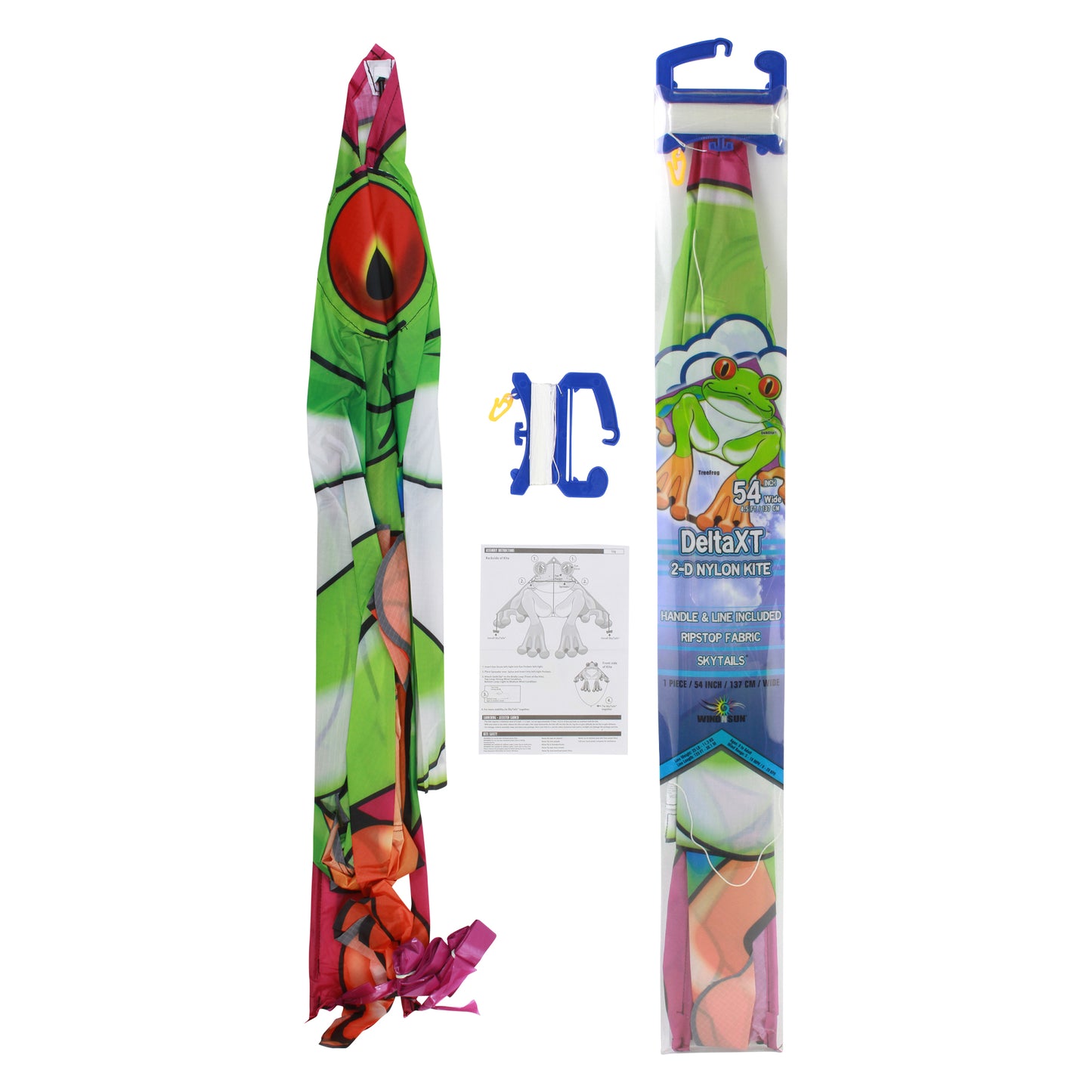 windnsun delta xt treefrog nylon kite package