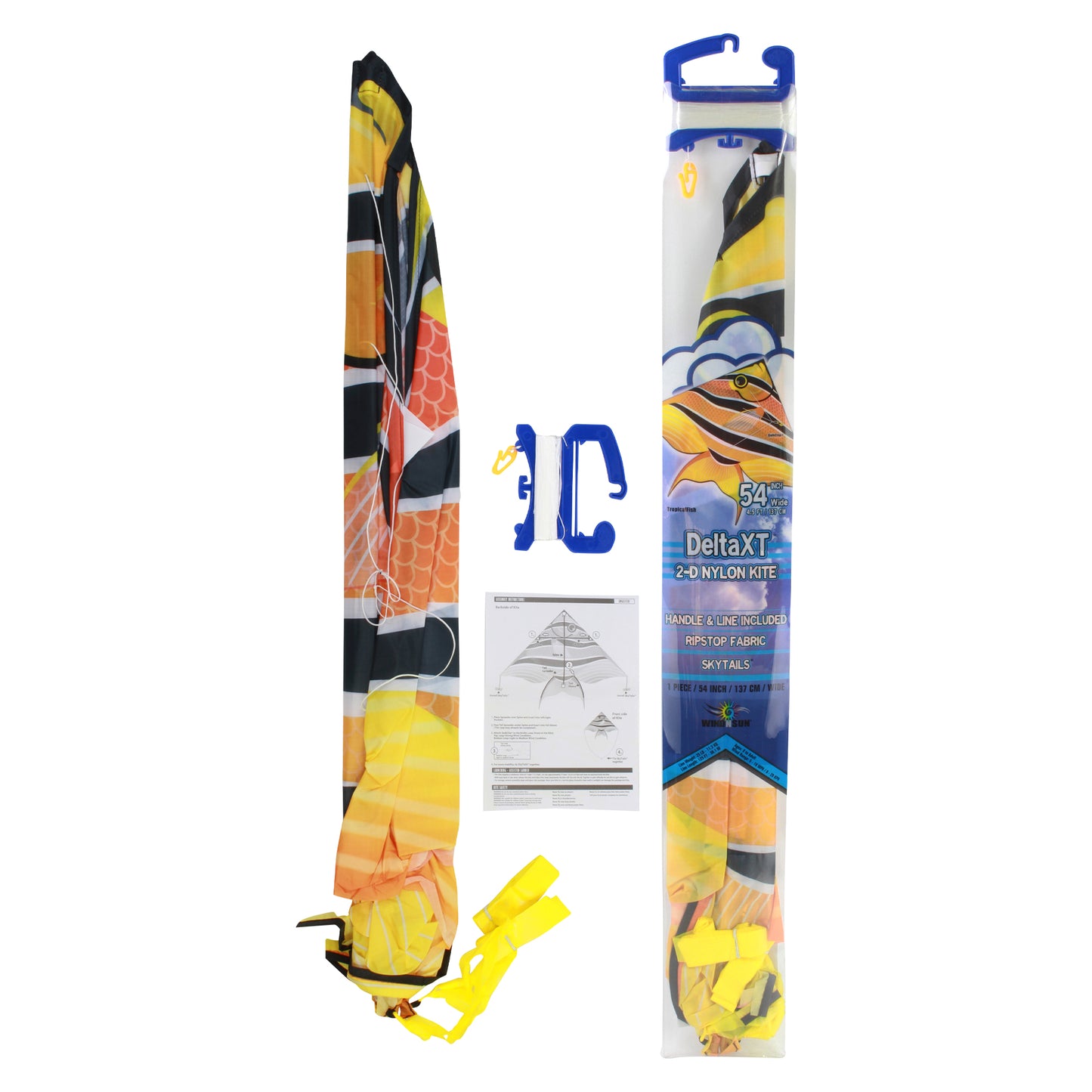 windnsun delta xt tropicalfish nylon kite package