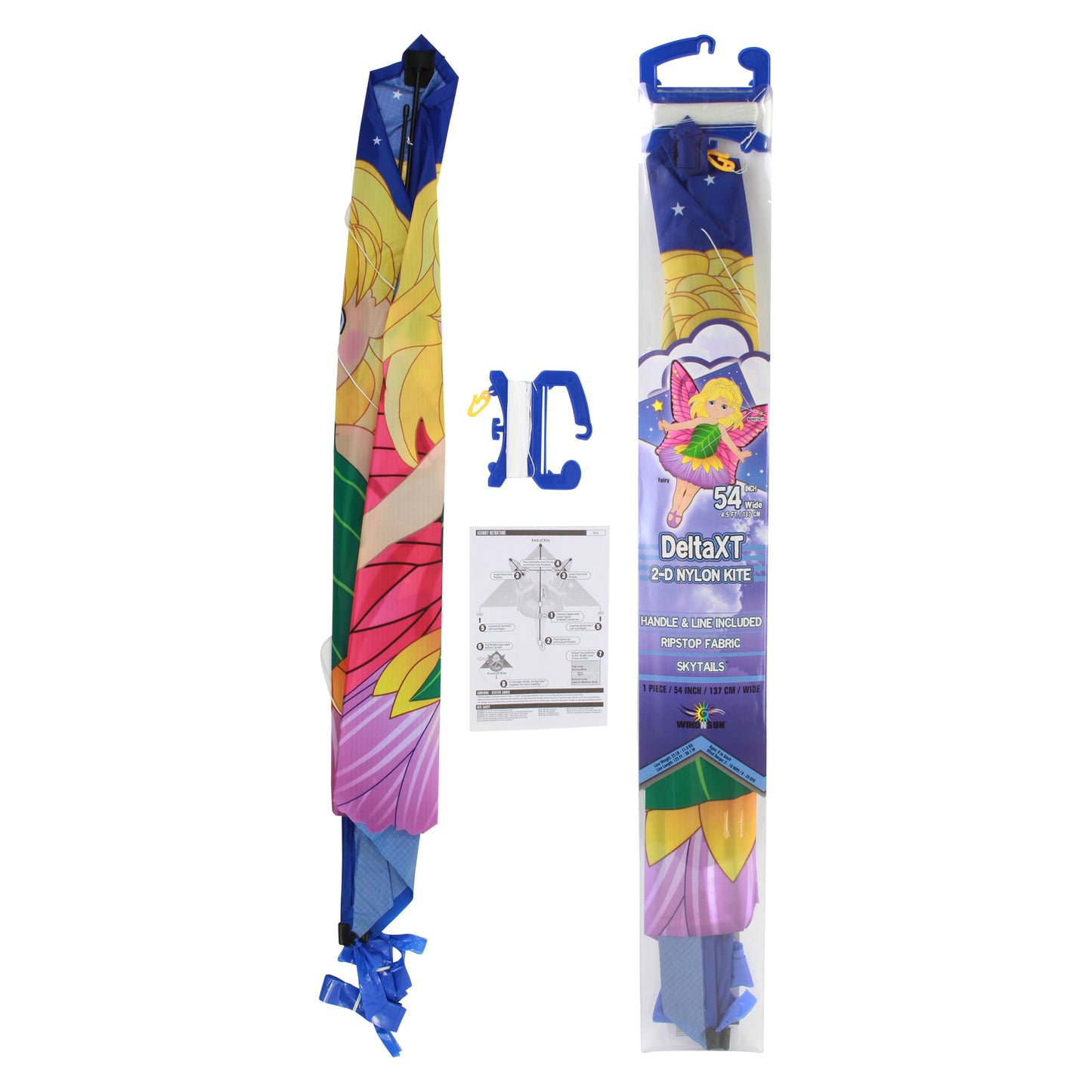 windnsun delta xt fairy nylon kite package
