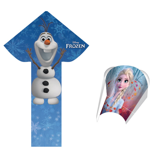 WindNSun BreezyFliers 57 Frozen Olaf + X Kites SuperSled Frozen 2 Nylon Kite Bundle Product Image
