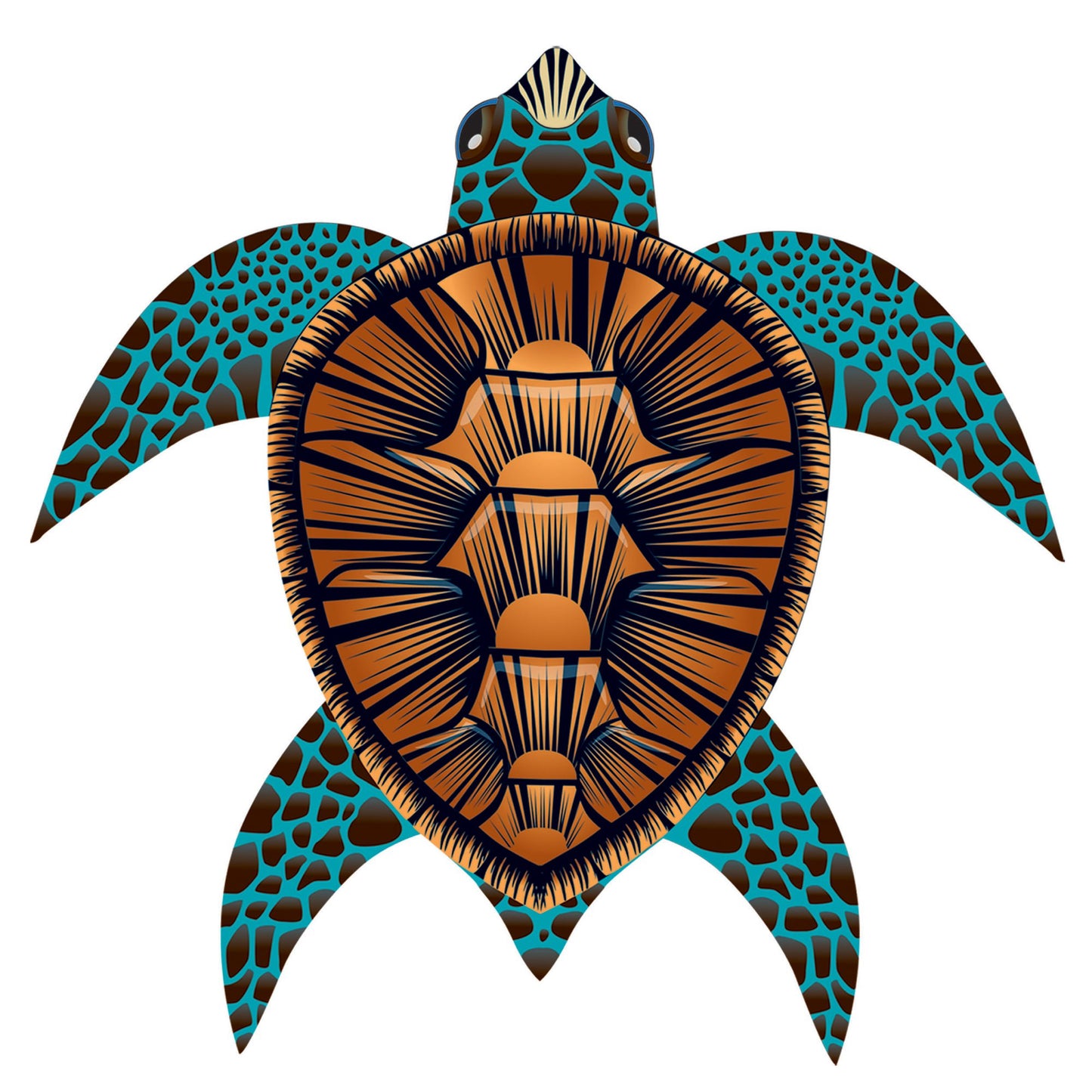 windnsun sealife seaturtle nylon kite