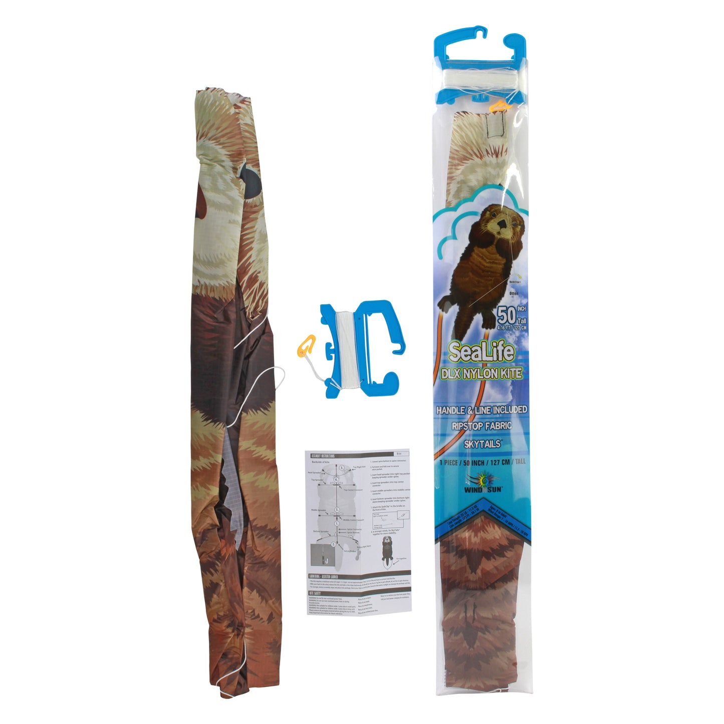 windnsun sealife otter nylon kite package
