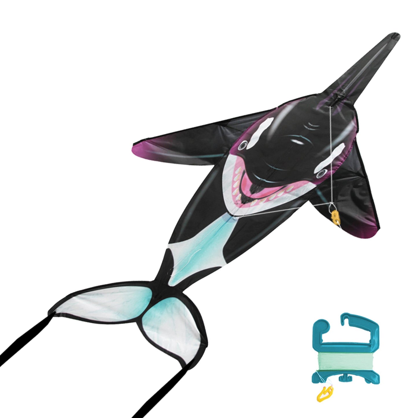windnsun sealife orca nylon kite