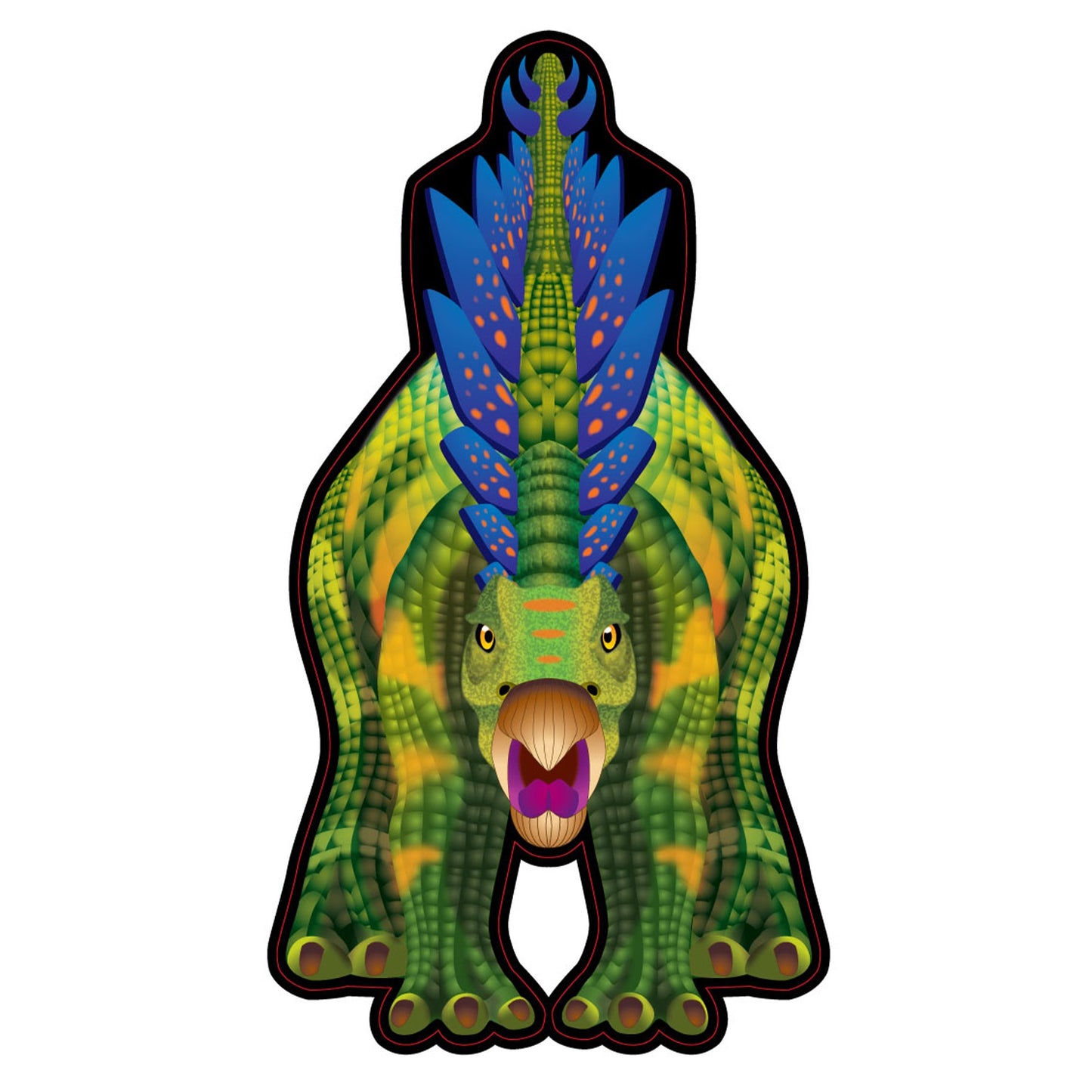 windnsun dinosoars stegosaurus nylon kite
