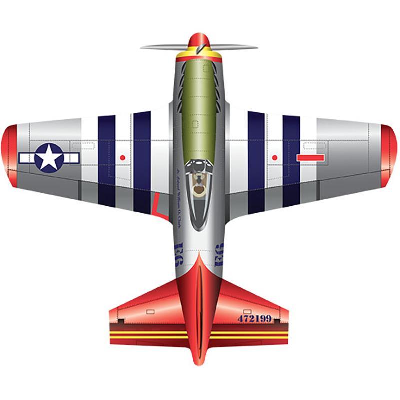 WindNSun FlightZone P-51 Mustang + X Kites RareAir P-51 Mustang Nylon Kite Bundle Product Image