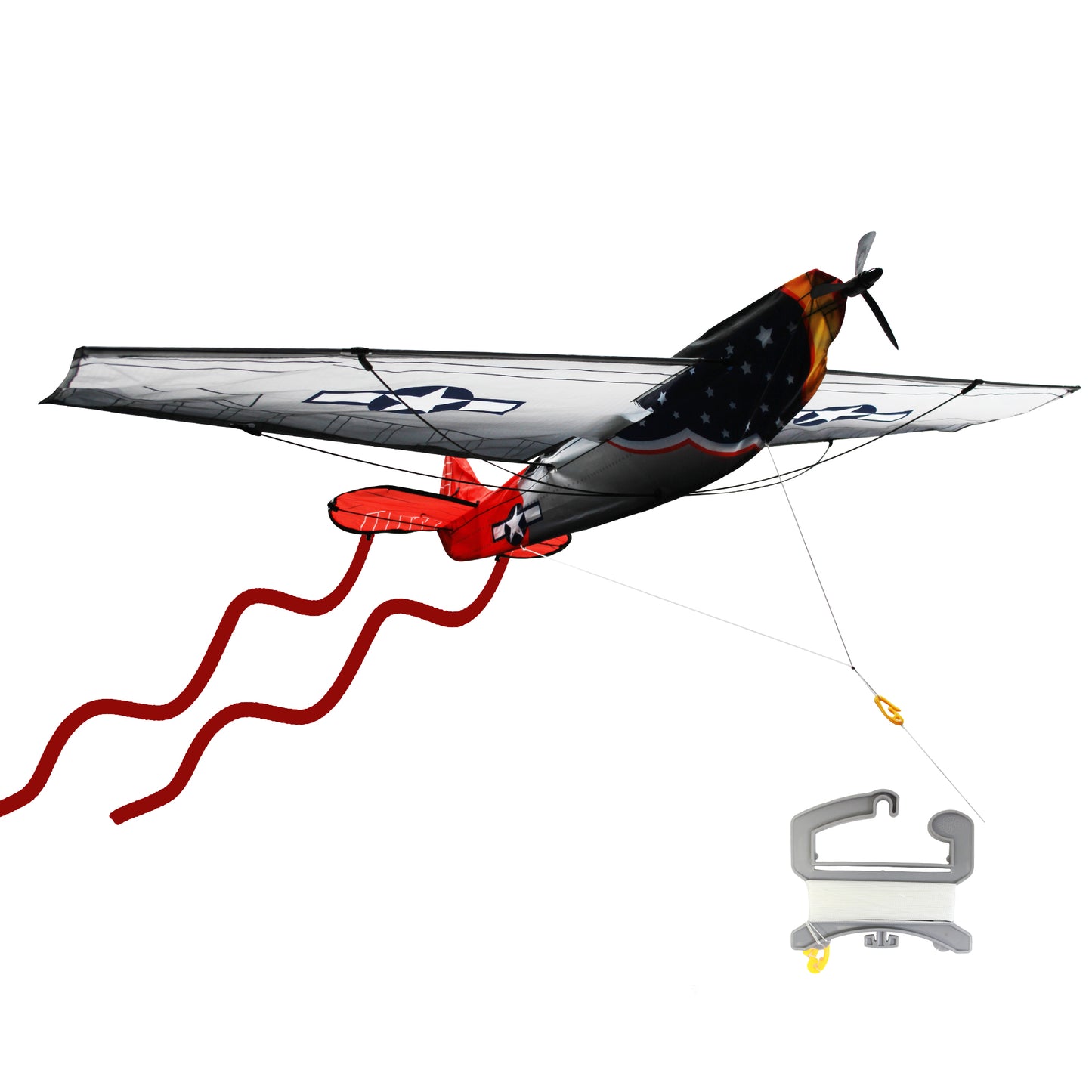windnsun windforce thunderbolt 3d nylon kite