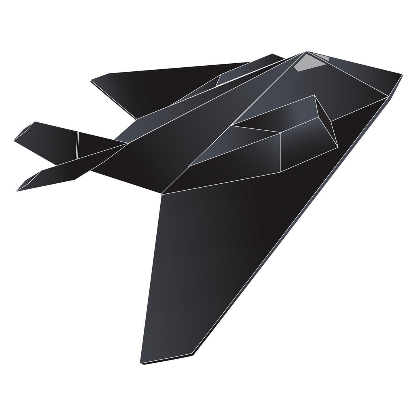 WindNSun WindForce Stealth Ripstop Nylon Jet Kite Product Image