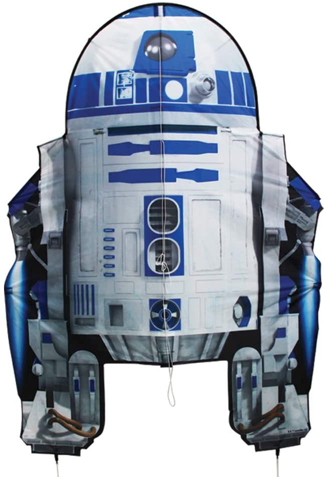 A photo of WindNSun R2-D2 Kite on a white background