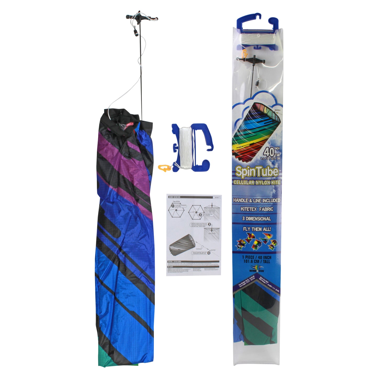 windnsun supersize revo spintube 3d nylon kite package