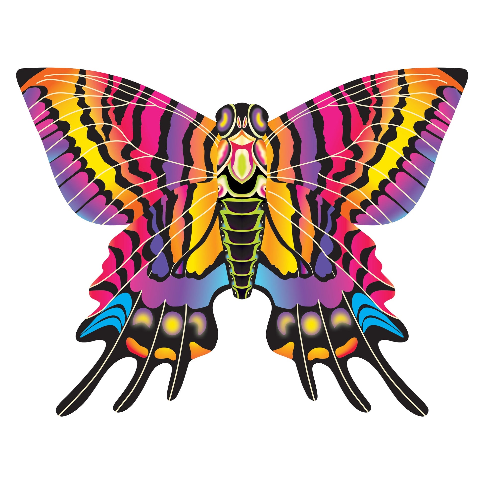 WindNSun SuperSize 2-D Butterfly Ripstop Nylon Butterfly Kite, 54 Inches Wide