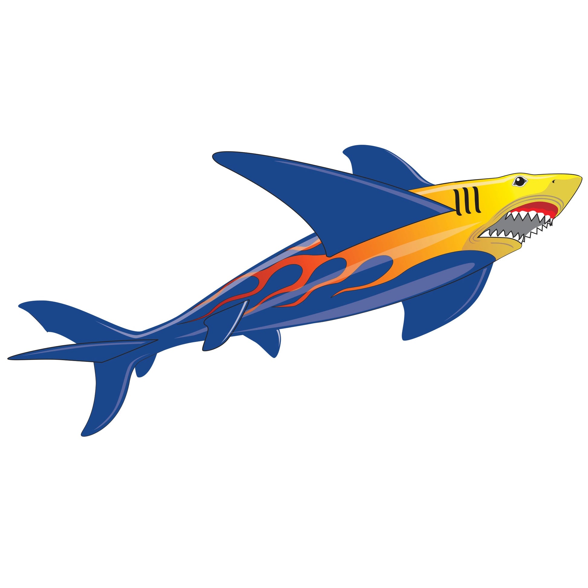 WindNSun SkyGiant Shark Ripstop Nylon Shark Kite, 90 Inches Long