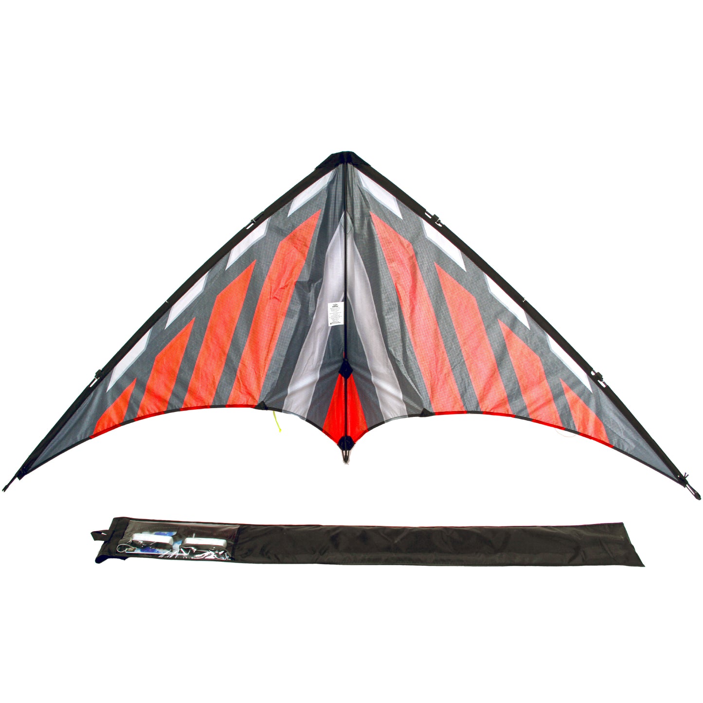 WindNSun NK93 + DC Sport 70 Dual Control Stunt Sport Kite Bundle in Red