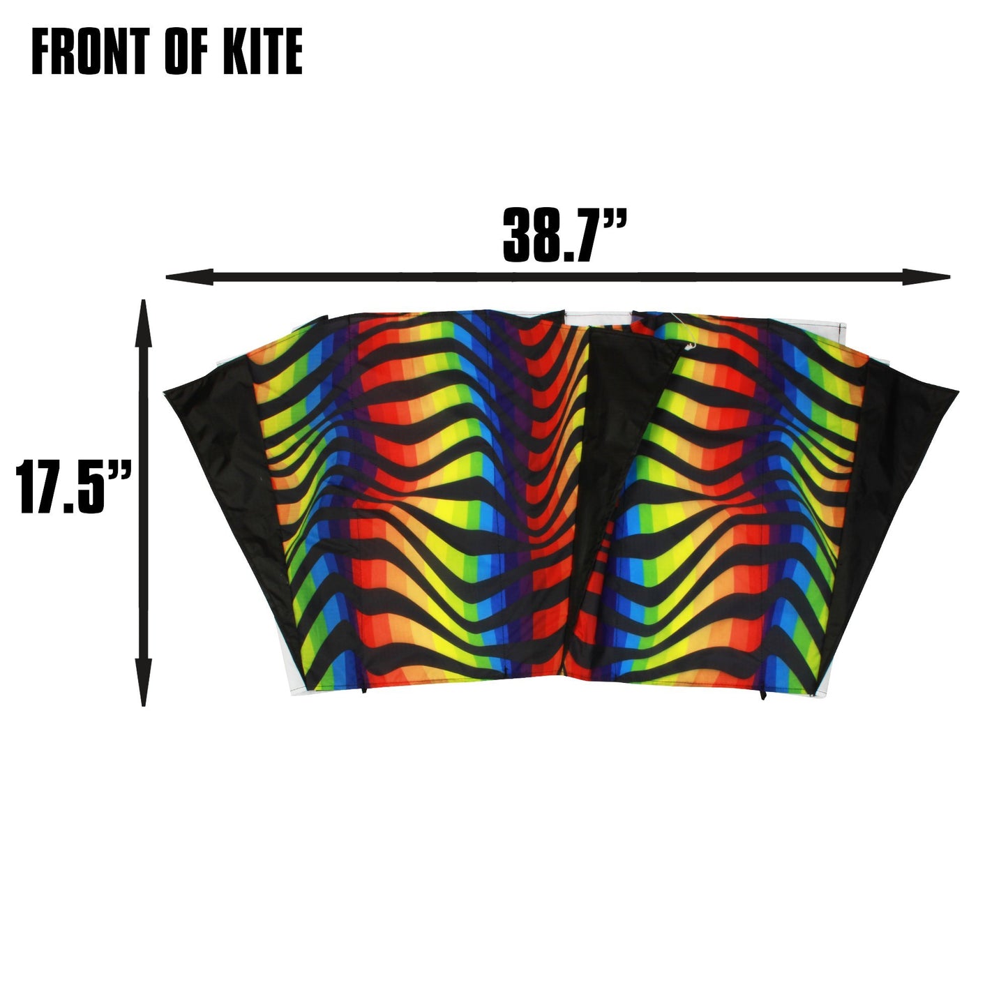 X Kites SkyFoil Waves + Pocket Kite Void Parafoil Kite Bundle - No Assembly Required photo showing handle