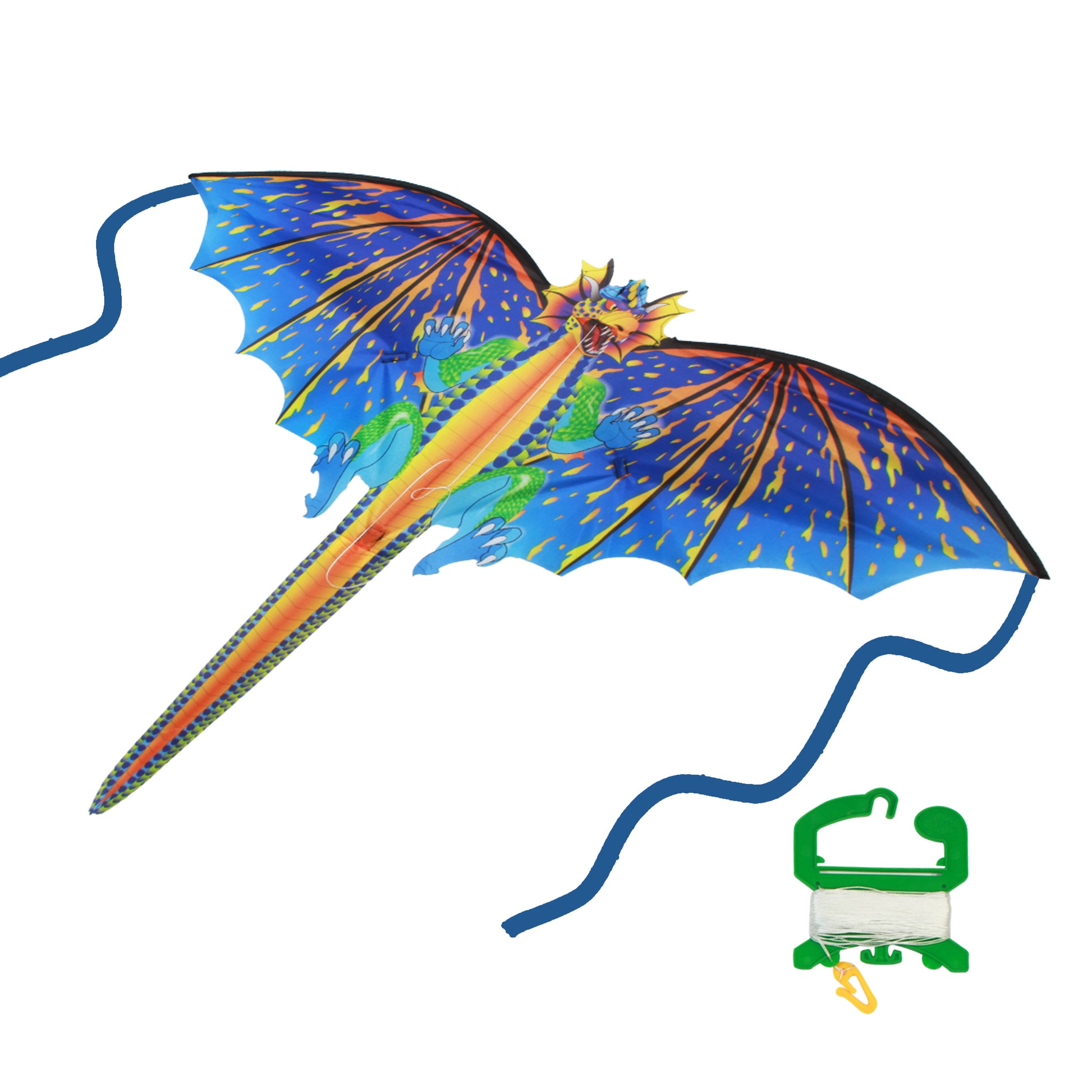 X Kites Rare Air Dragon Nylon Kite photo showing handle