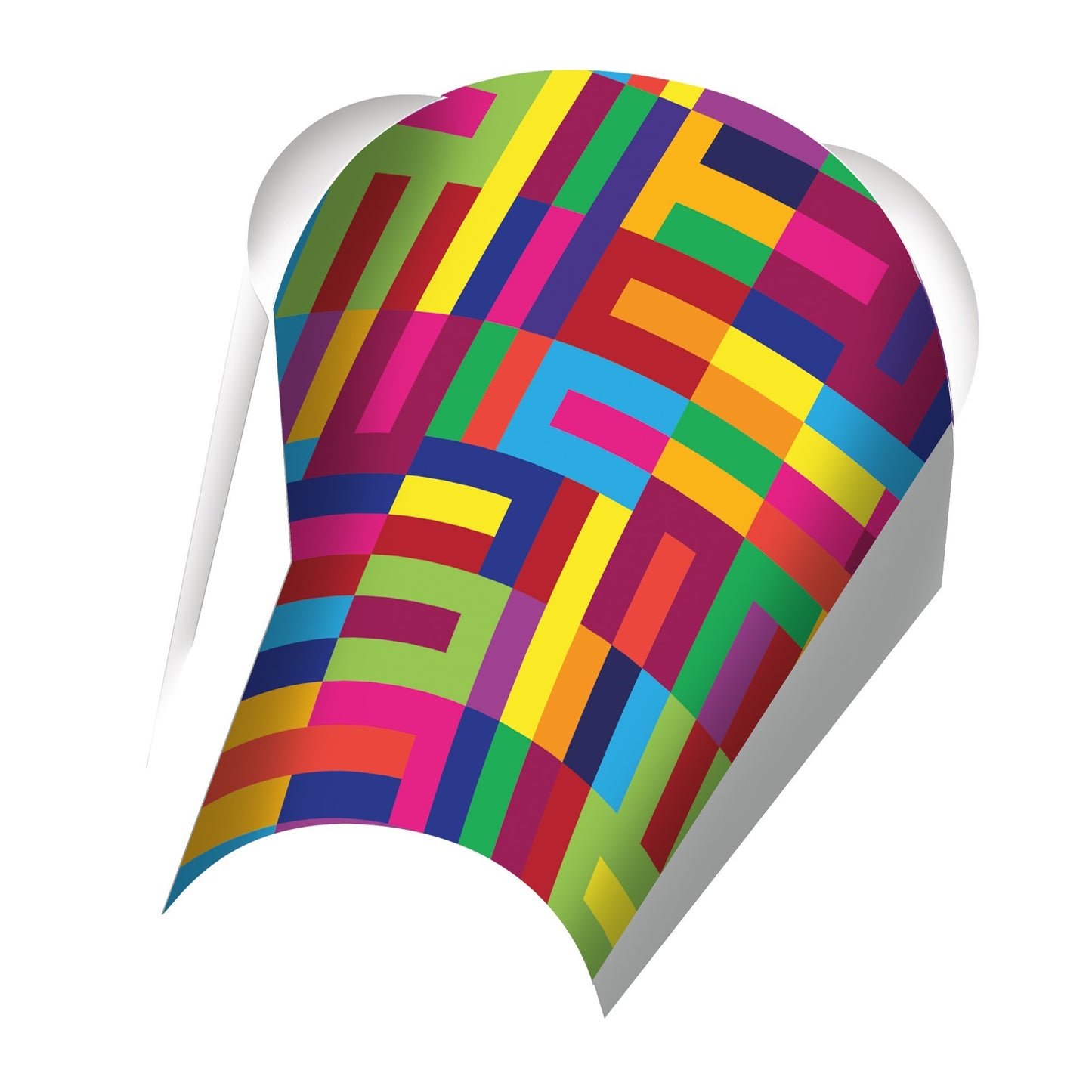 X Kites SkyFoil Rainbow + Pocket Kite Abstract Parafoil Kite Bundle - No Assembly Required Product Image
