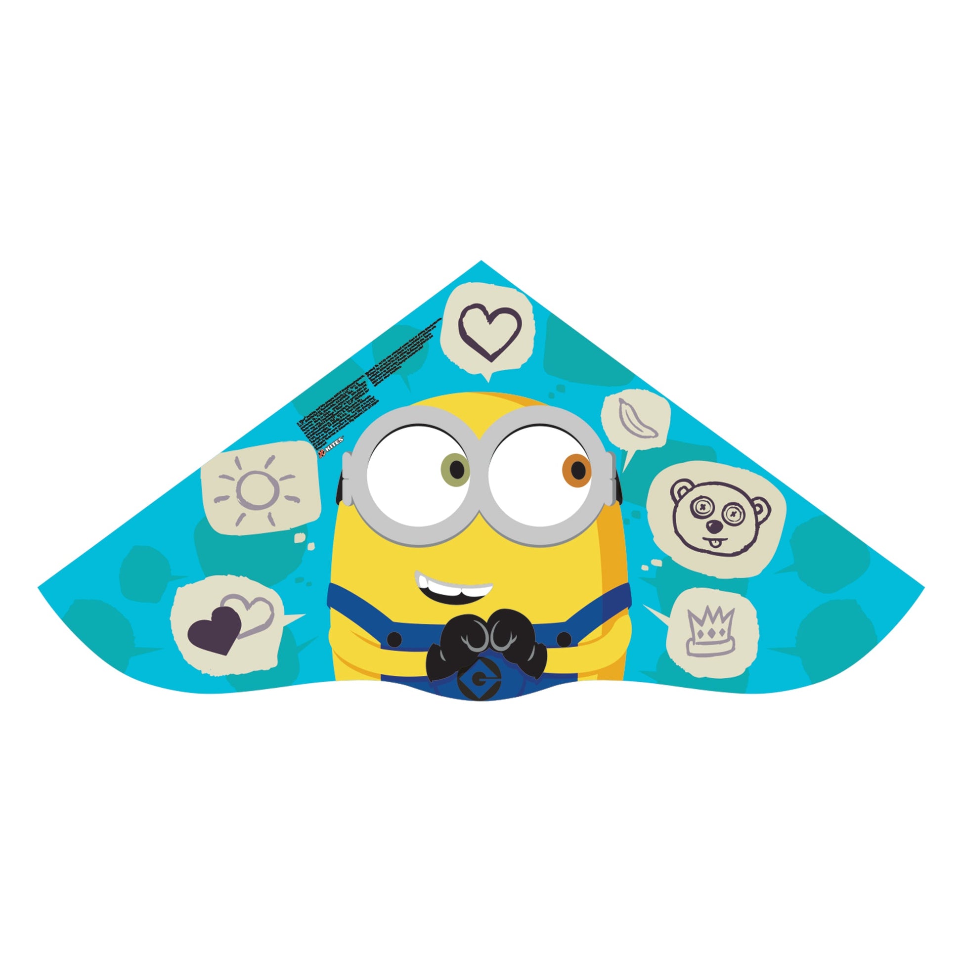 X Kites SkyDelta® 42 Minions 2 Poly 42 in. Delta Kite, 42 Inches Wide