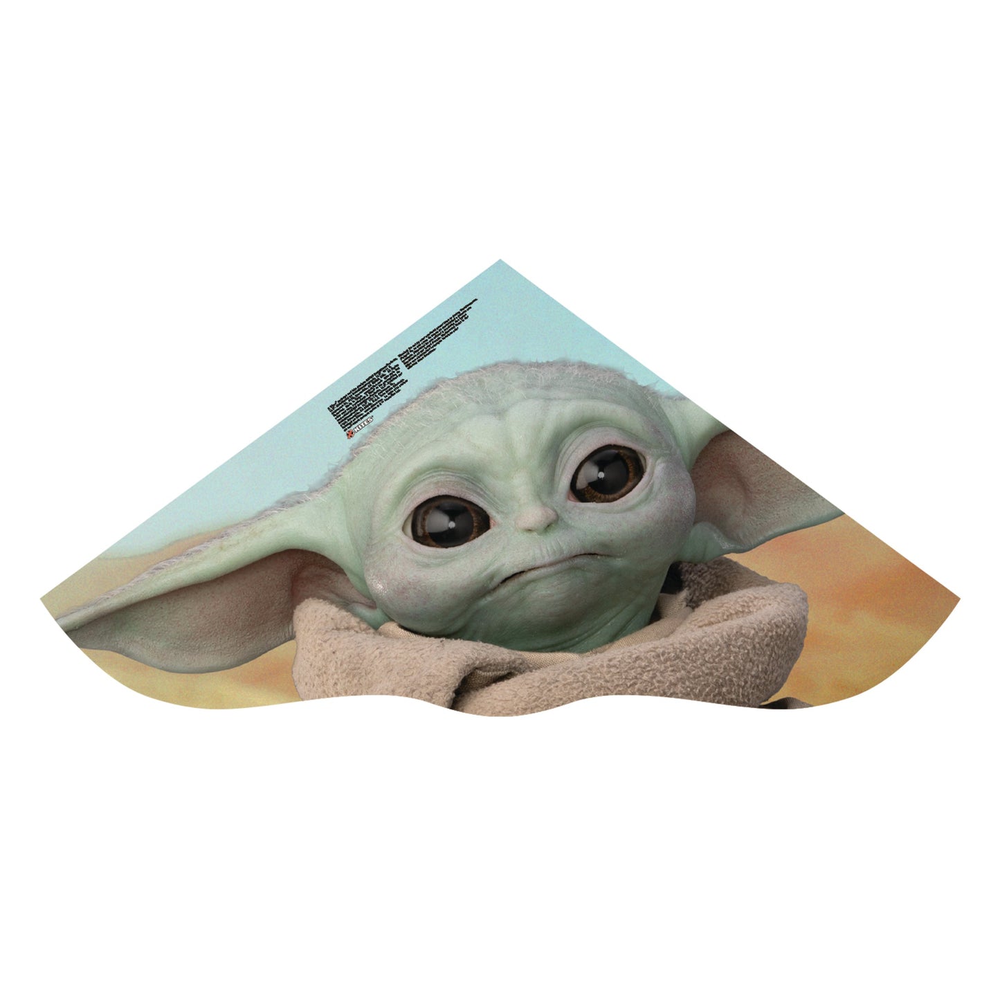 X Kites SkyDelta® 42 The Mandalorean Grogu - Baby Yoda Poly 42 in. Delta Kite, 42 Inches Wide