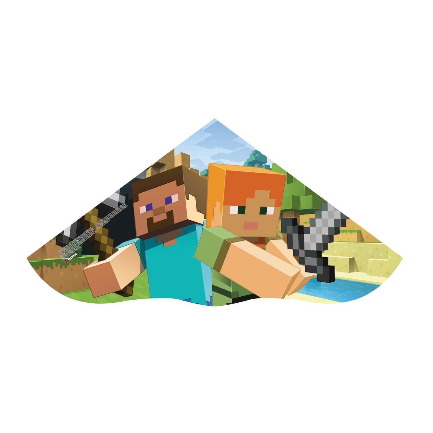 X Kites SkyDelta® 52 Minecraft Poly 52 in. Delta Kite, 52 Inches Wide