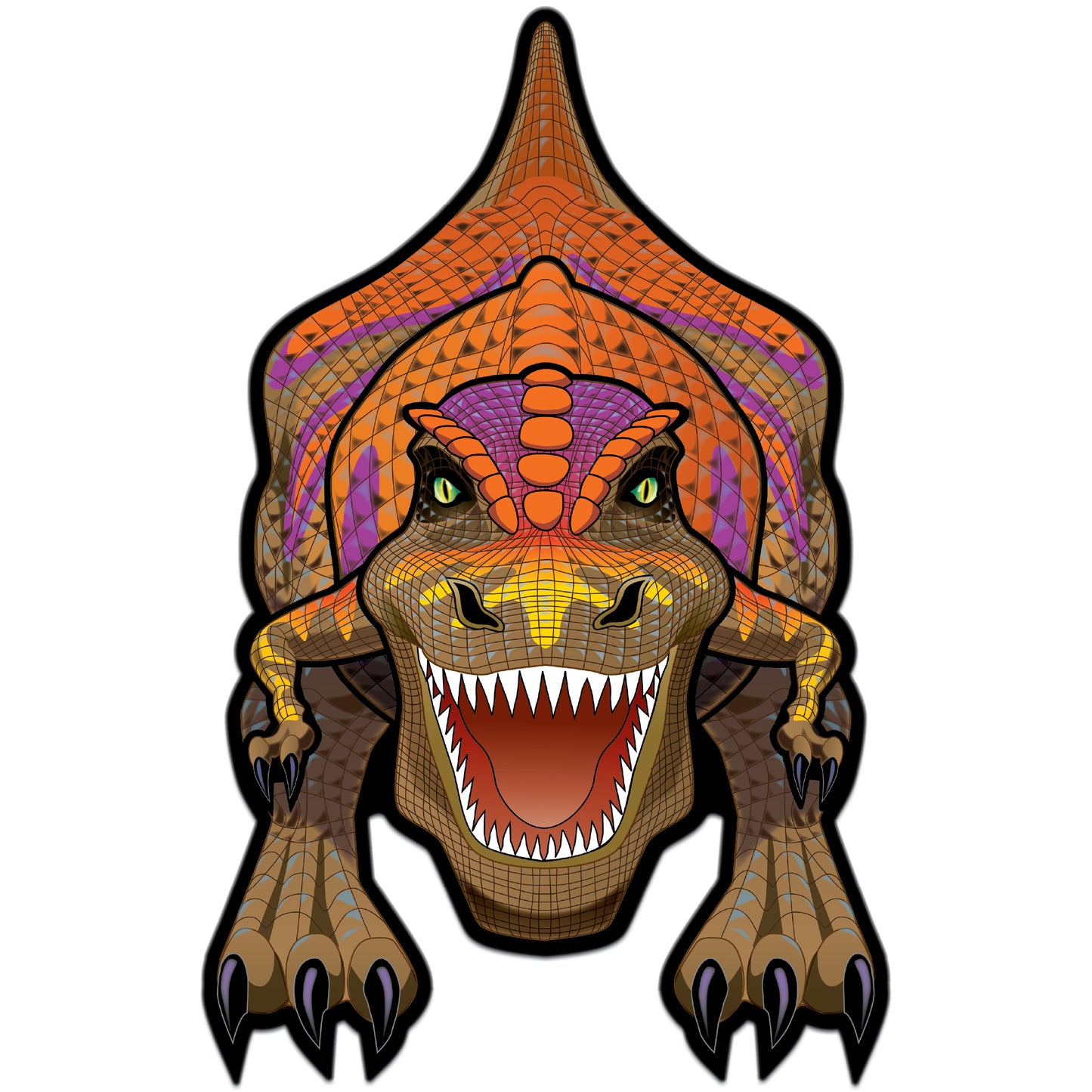 WindNSun SuperSized T-Rex Ripstop Nylon Dinosaur Kite, 54 Inches Tall