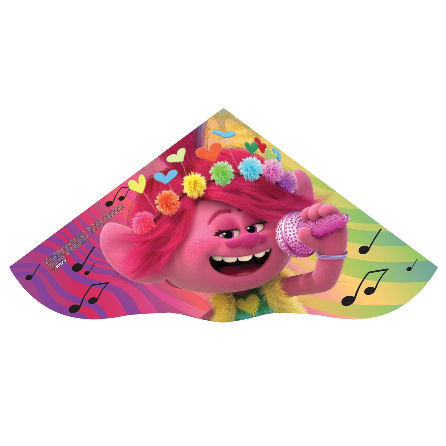 X Kites SkyDelta® 52 Trolls Poly 52 in. Delta Kite, 52 Inches Wide