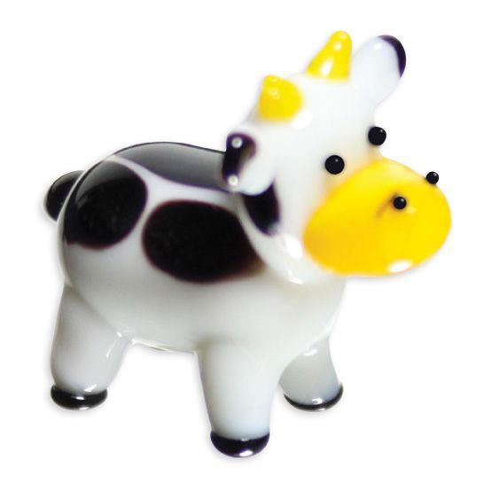 LookingGlass Moomoo The Cow Collectible Glass Miniature Figurine Product Image