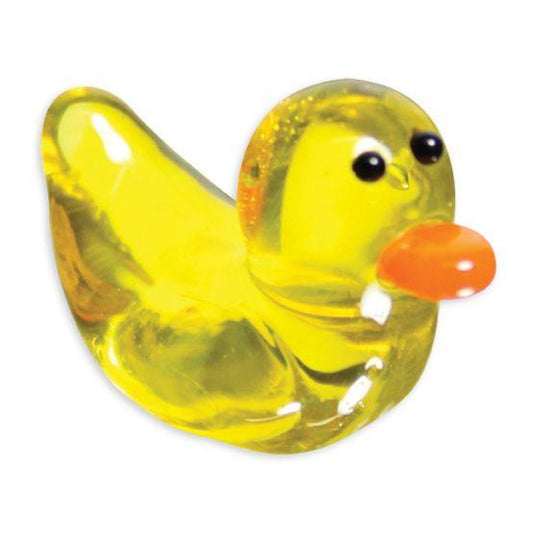 LookingGlass Lucky The Ducky Collectible Glass Miniature Figurine Product Image