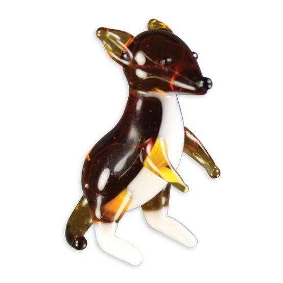 LookingGlass Aussie The Kangaroo Collectible Glass Miniature Figurine Product Image