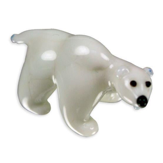 LookingGlass Cher The Polar Bear Collectible Glass Miniature Figurine Product Image