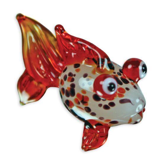 LookingGlass Fanny The Goldfish Collectible Glass Miniature Figurine Product Image