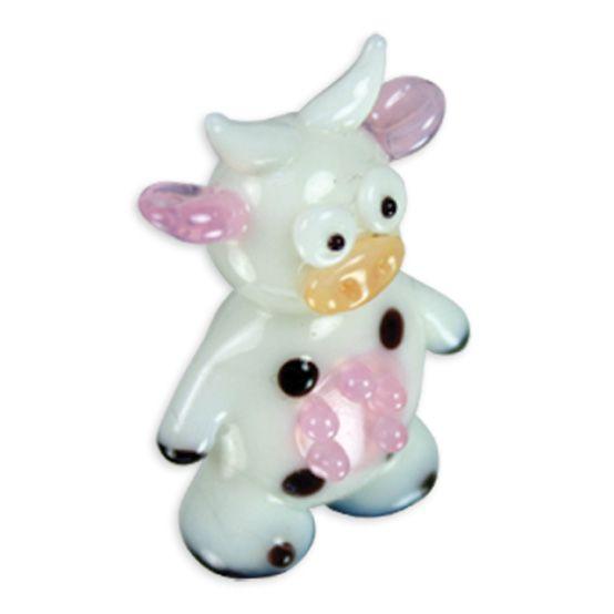 LookingGlass Cassie The Cow Collectible Glass Miniature Figurine Product Image