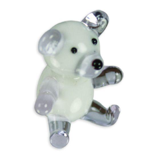 LookingGlass Ted E The Bear Collectible Glass Miniature Figurine Product Image