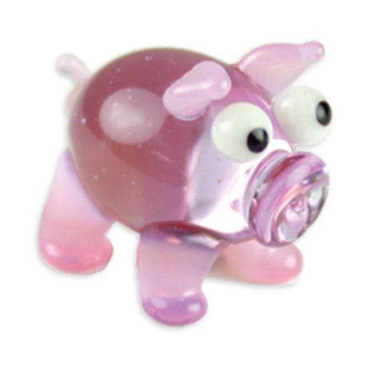 LookingGlass Bacon The Pig Collectible Glass Miniature Figurine Product Image