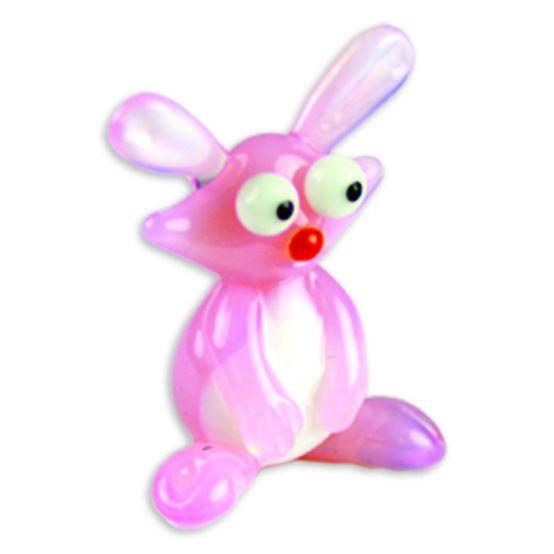 LookingGlass Bunnie The Rabbit Collectible Glass Miniature Figurine Product Image