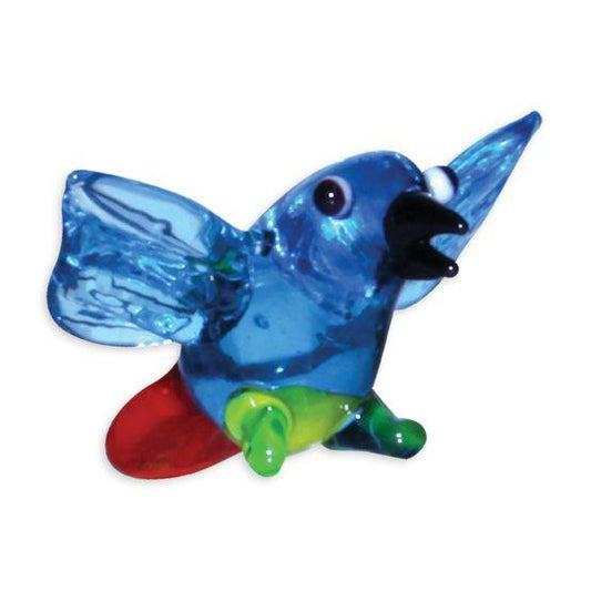 LookingGlass Scarlet The Macaw Collectible Glass Miniature Figurine Product Image