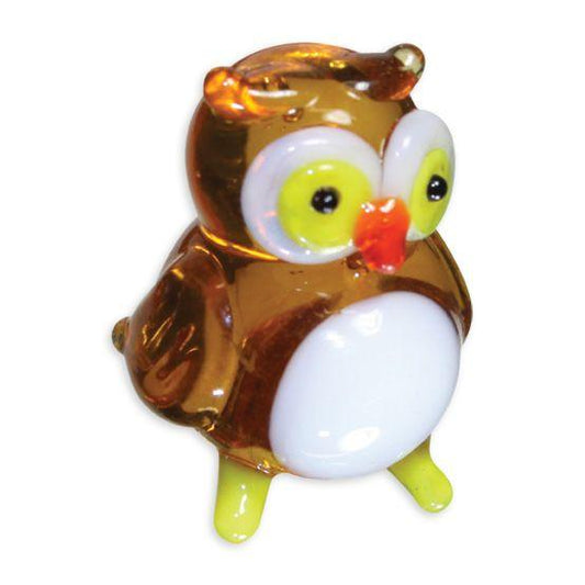 LookingGlass Otto The Owl Collectible Glass Miniature Figurine Product Image