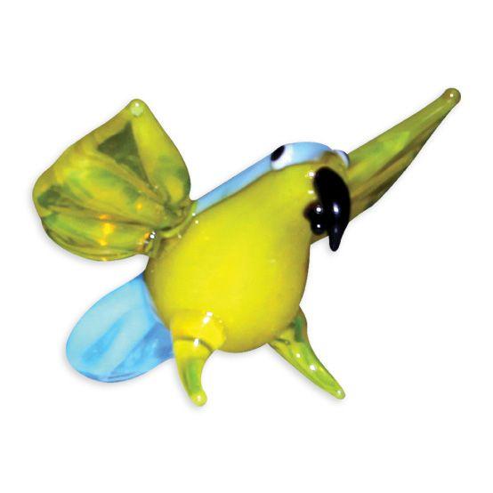 LookingGlass Polly The Parrot Collectible Glass Miniature Figurine Product Image