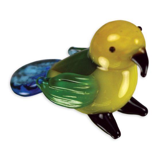 LookingGlass Paris The Parrot Collectible Glass Miniature Figurine Product Image