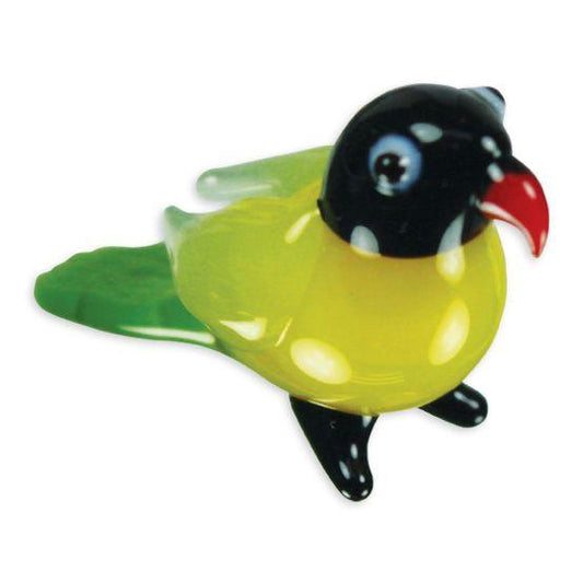 LookingGlass Lindsay The Lovebird Collectible Glass Miniature Figurine Product Image
