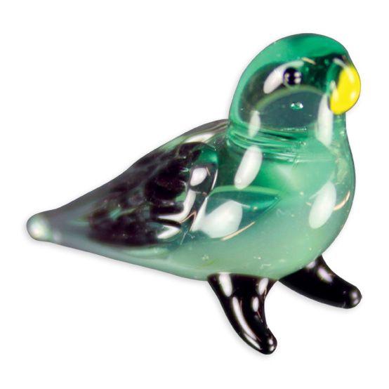 LookingGlass Pattie The Parakeet Collectible Glass Miniature Figurine Product Image