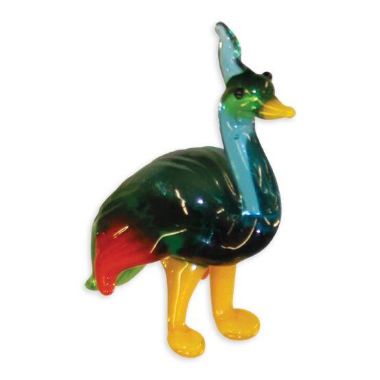 LookingGlass Phyllis The Peacock Collectible Glass Miniature Figurine Product Image