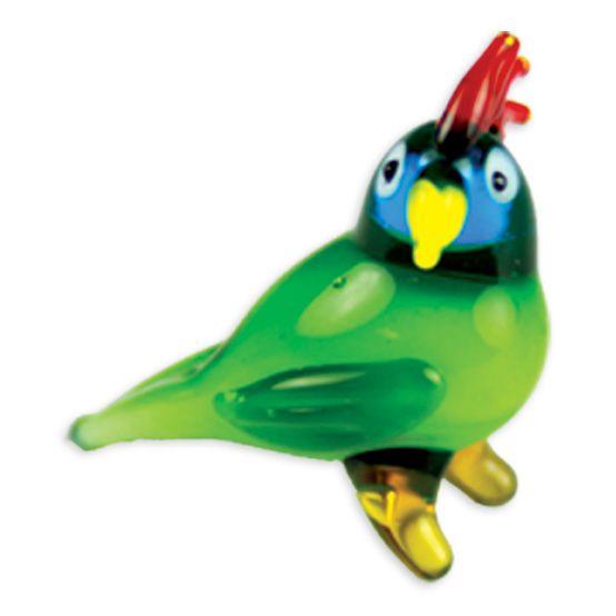 LookingGlass Brianna The Parrot Collectible Glass Miniature Figurine Product Image
