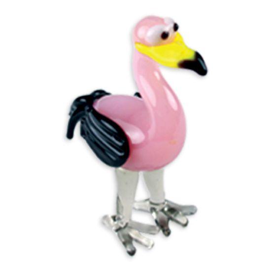 LookingGlass Ming The Flamingo Collectible Glass Miniature Figurine Product Image