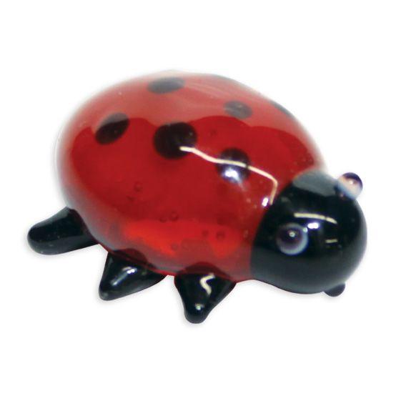 LookingGlass Dotty The Ladybug Collectible Glass Miniature Figurine Product Image