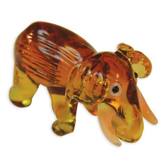 LookingGlass Mario The Mammoth Collectible Glass Miniature Figurine Product Image