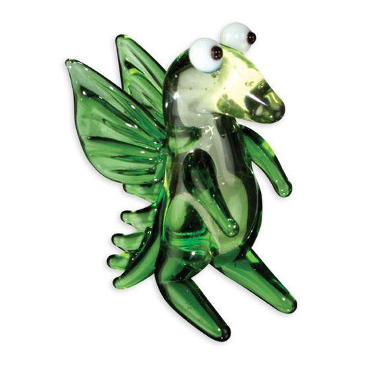 LookingGlass Drew The Happy Dragon Collectible Glass Miniature Figurine Product Image
