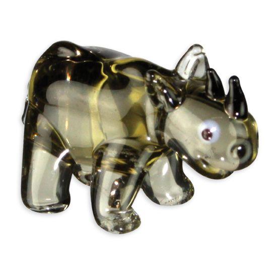 LookingGlass Ryan The Rhino Collectible Glass Miniature Figurine Product Image